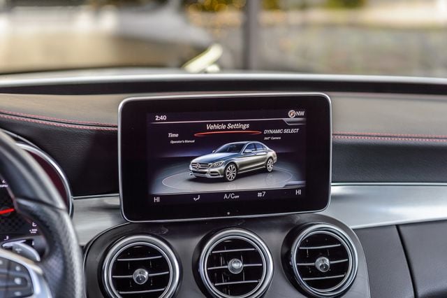 2018 Mercedes-Benz C-Class C43 AMG - WHITE - PANO ROOF - BACKUP CAM - SUPER CLEAN - 22915194 - 34