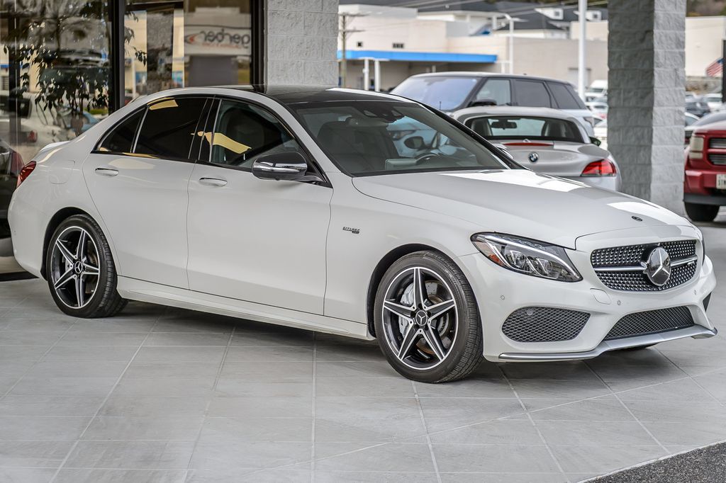 2018 Mercedes-Benz C-Class C43 AMG - WHITE - PANO ROOF - BACKUP CAM - SUPER CLEAN - 22915194 - 3