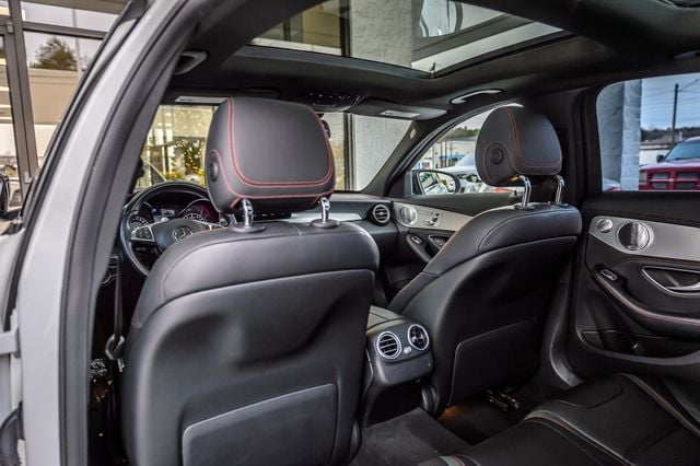 2018 Mercedes-Benz C-Class C43 AMG - WHITE - PANO ROOF - BACKUP CAM - SUPER CLEAN - 22915194 - 45