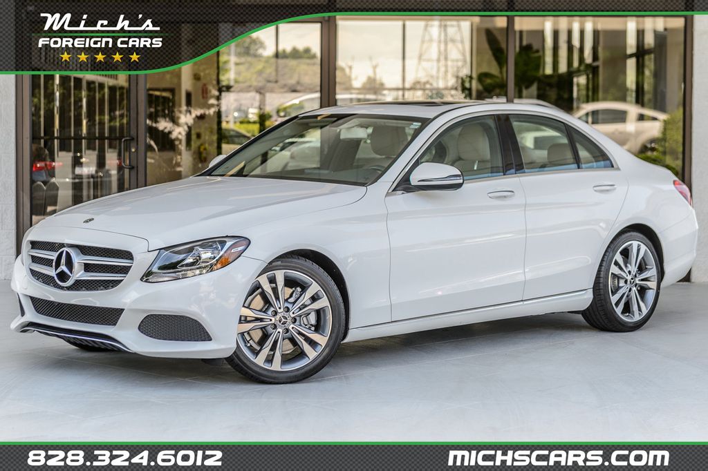 2018 Mercedes-Benz C-Class LOW MILES - NAV - BACKUP CAM - BEST COLORS - GORGEOUS - 21991700 - 0