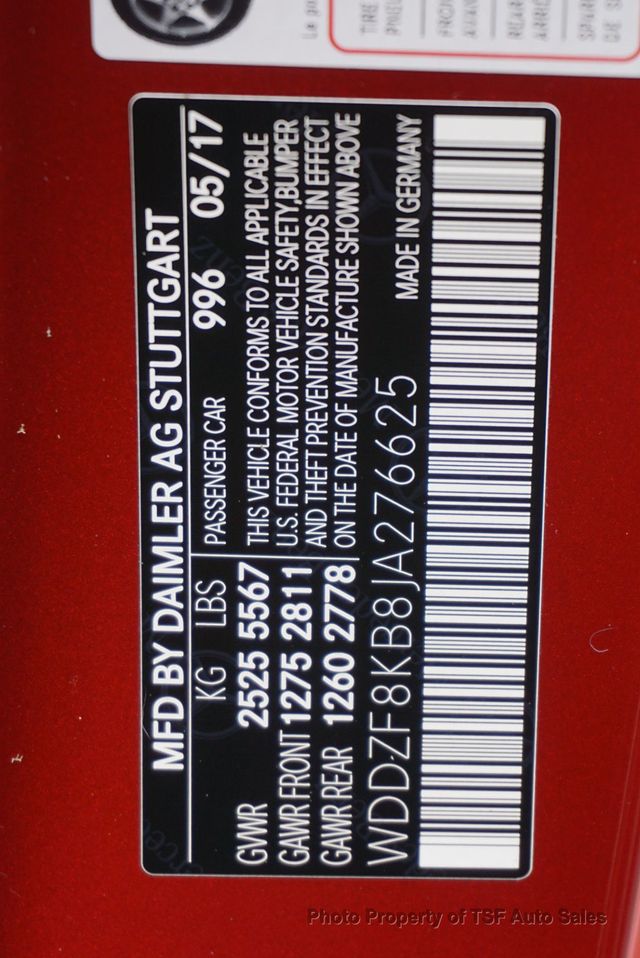 2018 Mercedes-Benz E-Class AMG E 63 S 4MATIC Sedan - 23019801 - 71