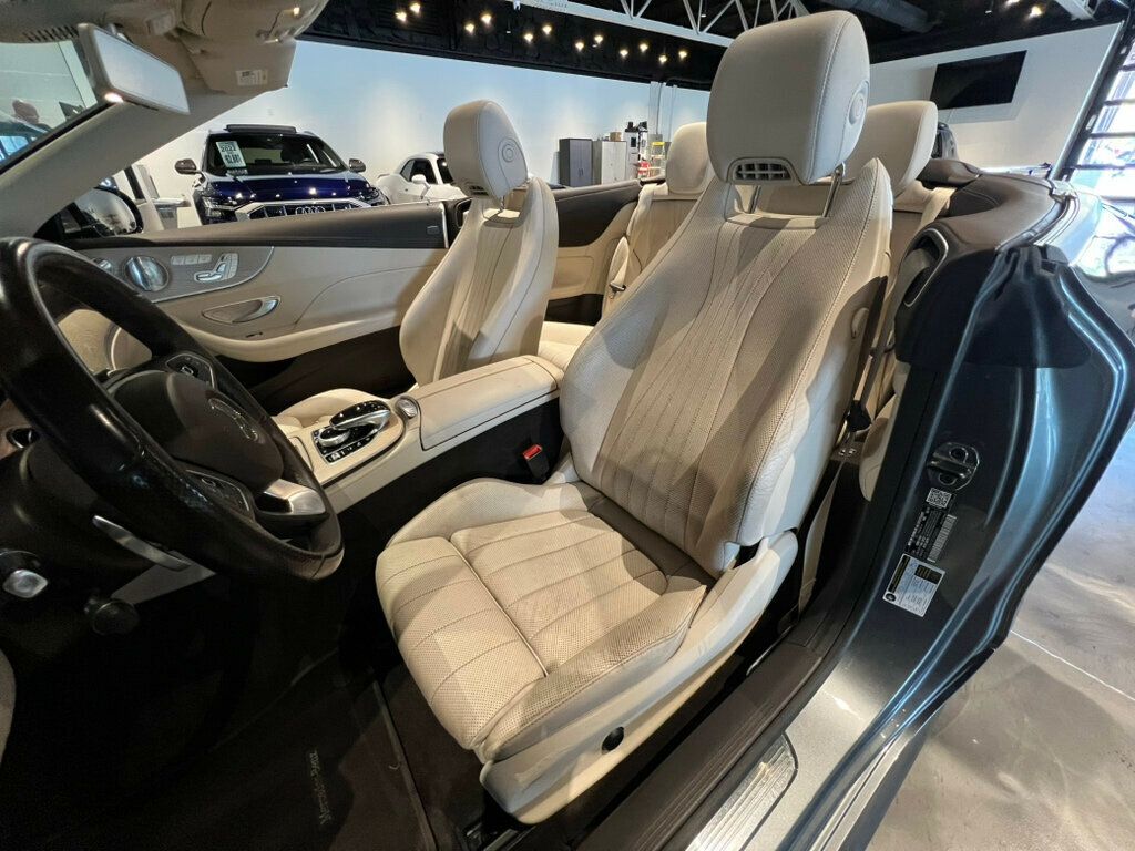 2018 Mercedes-Benz E-Class Cabriolet/Premium1Pkg/AMG Line/Htd&CldSeats/BackUpCam/ParkAssist - 22904889 - 27