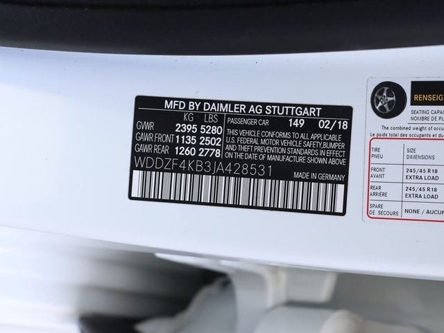 2018 Mercedes-Benz E-Class E 300 4MATIC Sedan - 22855559 - 36