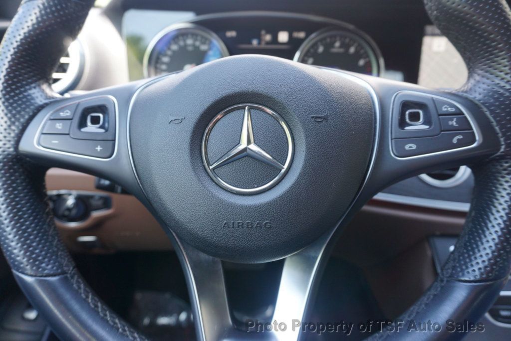 2018 Mercedes-Benz E-Class E 300 AMG LINE PREMIUM 3 PACKAGE PANORAMIC ROOF LOADED!!!! - 23026483 - 34