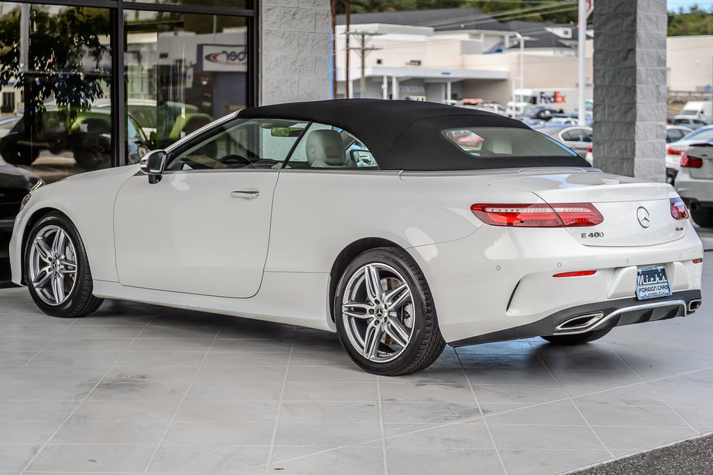 2018 Mercedes-Benz E-Class E400 4MATIC CONVERTIBLE WHITE ON TAN SPORT PKG LOADED GORGEOUS - 23091420 - 9