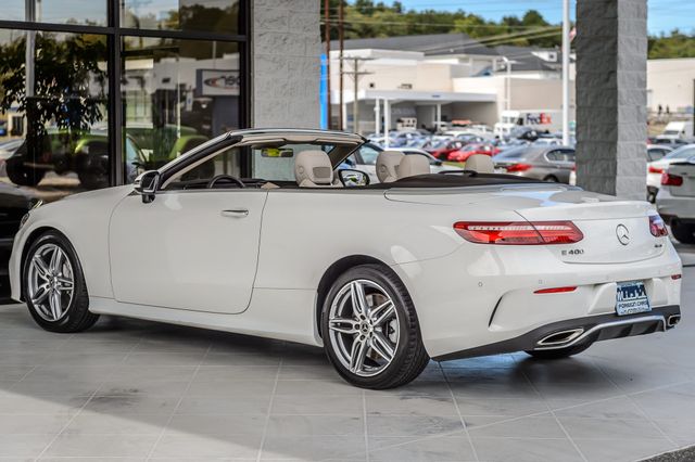 2018 Mercedes-Benz E-Class E400 4MATIC CONVERTIBLE WHITE ON TAN SPORT PKG LOADED GORGEOUS - 23091420 - 10