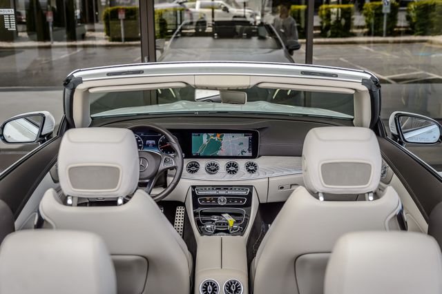 2018 Mercedes-Benz E-Class E400 4MATIC CONVERTIBLE WHITE ON TAN SPORT PKG LOADED GORGEOUS - 23091420 - 16