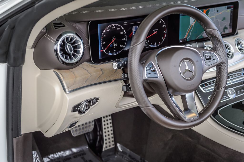 2018 Mercedes-Benz E-Class E400 4MATIC CONVERTIBLE WHITE ON TAN SPORT PKG LOADED GORGEOUS - 23091420 - 23