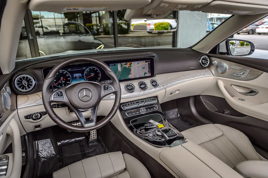 2018 Mercedes-Benz E-Class E400 4MATIC CONVERTIBLE WHITE ON TAN SPORT PKG LOADED GORGEOUS - 23091420 - 24