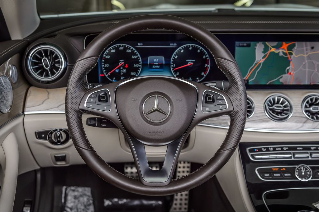 2018 Mercedes-Benz E-Class E400 4MATIC CONVERTIBLE WHITE ON TAN SPORT PKG LOADED GORGEOUS - 23091420 - 26