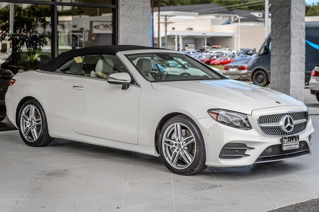 2018 Mercedes-Benz E-Class E400 4MATIC CONVERTIBLE WHITE ON TAN SPORT PKG LOADED GORGEOUS - 23091420 - 3