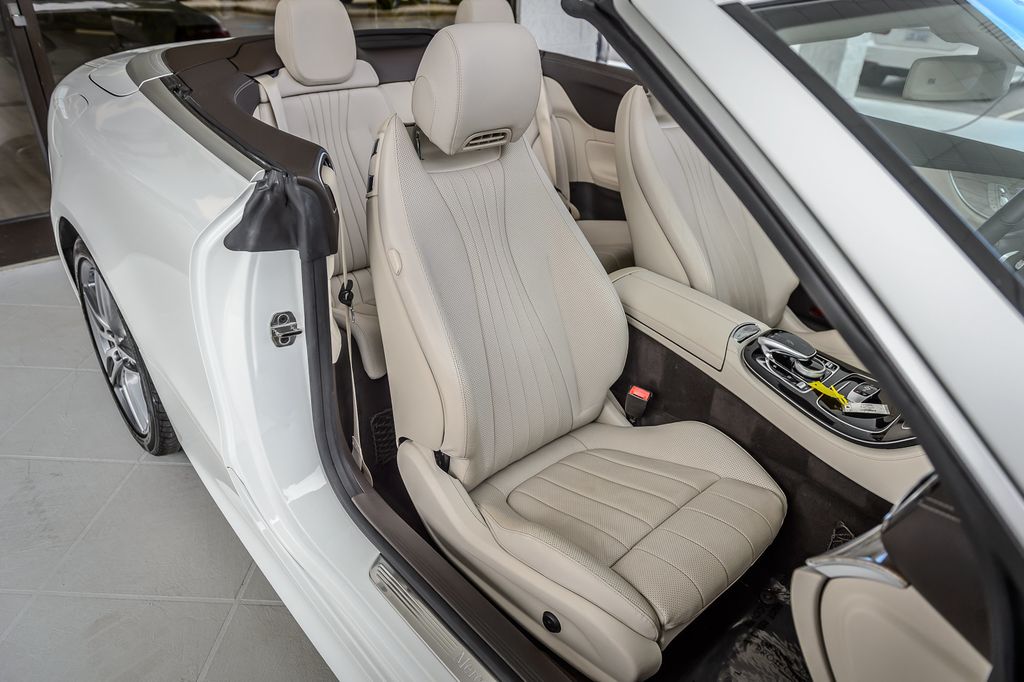 2018 Mercedes-Benz E-Class E400 4MATIC CONVERTIBLE WHITE ON TAN SPORT PKG LOADED GORGEOUS - 23091420 - 40