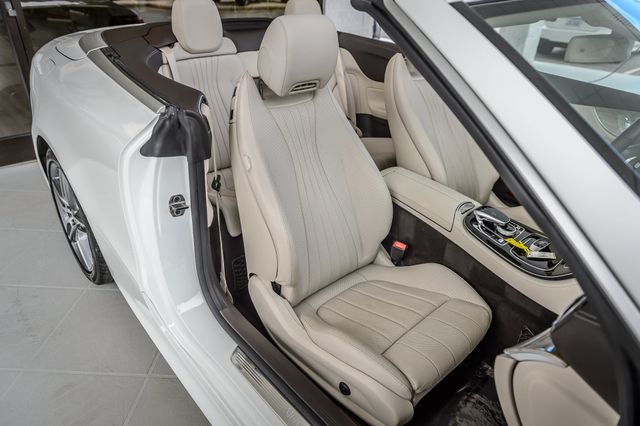 2018 Mercedes-Benz E-Class E400 4MATIC CONVERTIBLE WHITE ON TAN SPORT PKG LOADED GORGEOUS - 23091420 - 40
