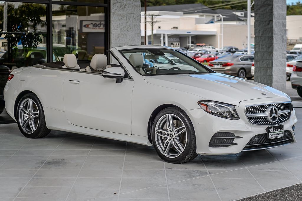 2018 Mercedes-Benz E-Class E400 4MATIC CONVERTIBLE WHITE ON TAN SPORT PKG LOADED GORGEOUS - 23091420 - 4