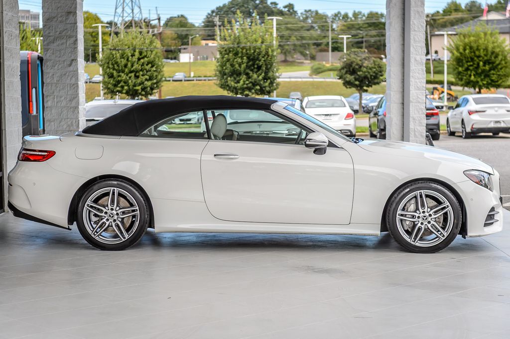 2018 Mercedes-Benz E-Class E400 4MATIC CONVERTIBLE WHITE ON TAN SPORT PKG LOADED GORGEOUS - 23091420 - 50