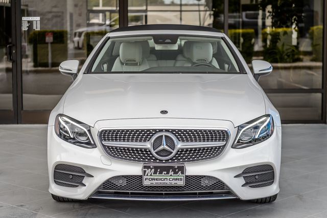 2018 Mercedes-Benz E-Class E400 4MATIC CONVERTIBLE WHITE ON TAN SPORT PKG LOADED GORGEOUS - 23091420 - 5