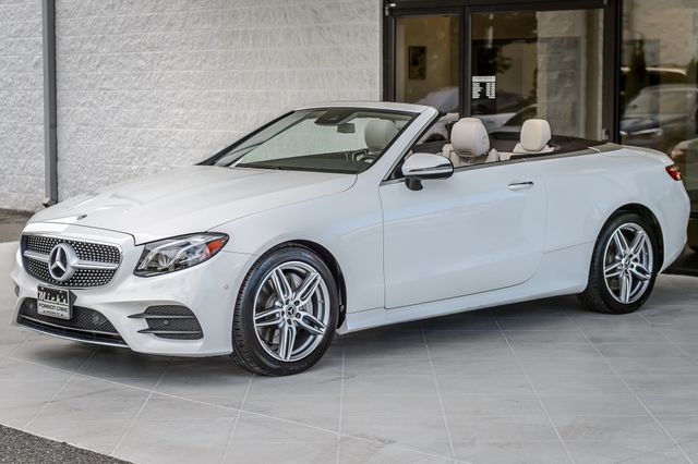 2018 Mercedes-Benz E-Class E400 4MATIC CONVERTIBLE WHITE ON TAN SPORT PKG LOADED GORGEOUS - 23091420 - 8