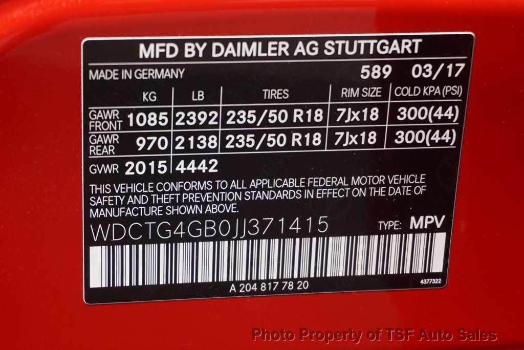2018 Mercedes-Benz GLA GLA 250 4MATIC SUV NAVIGATION REAR CAMERA PANO ROOF HEATED SEATS - 23027068 - 46