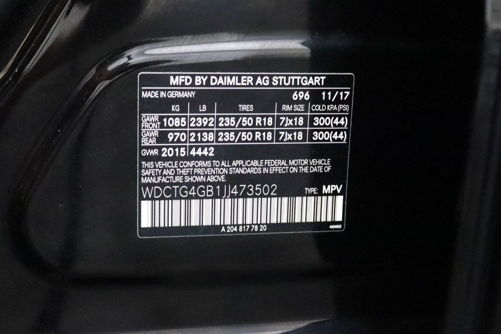 2018 Mercedes-Benz GLA GLA250 PREMIUM 4MATIC SUV - 23036353 - 26