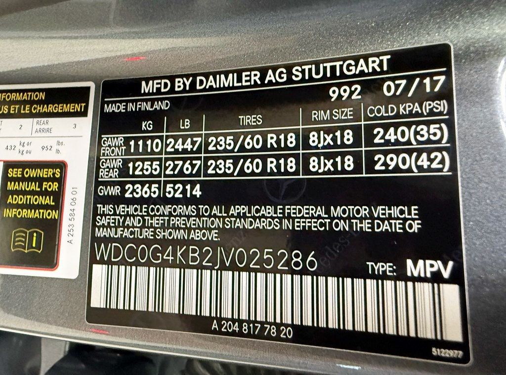 2018 Mercedes-Benz GLC GLC 300 4MATIC SUV - 22946284 - 53