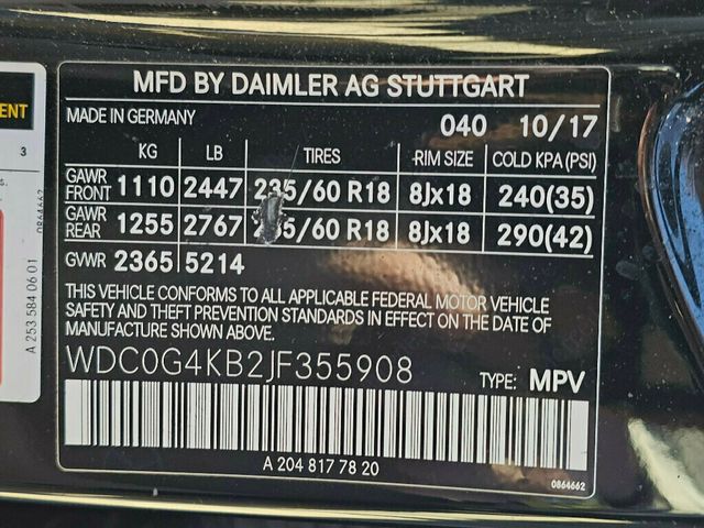 2018 Mercedes-Benz GLC GLC 300 4MATIC SUV - 22951268 - 47
