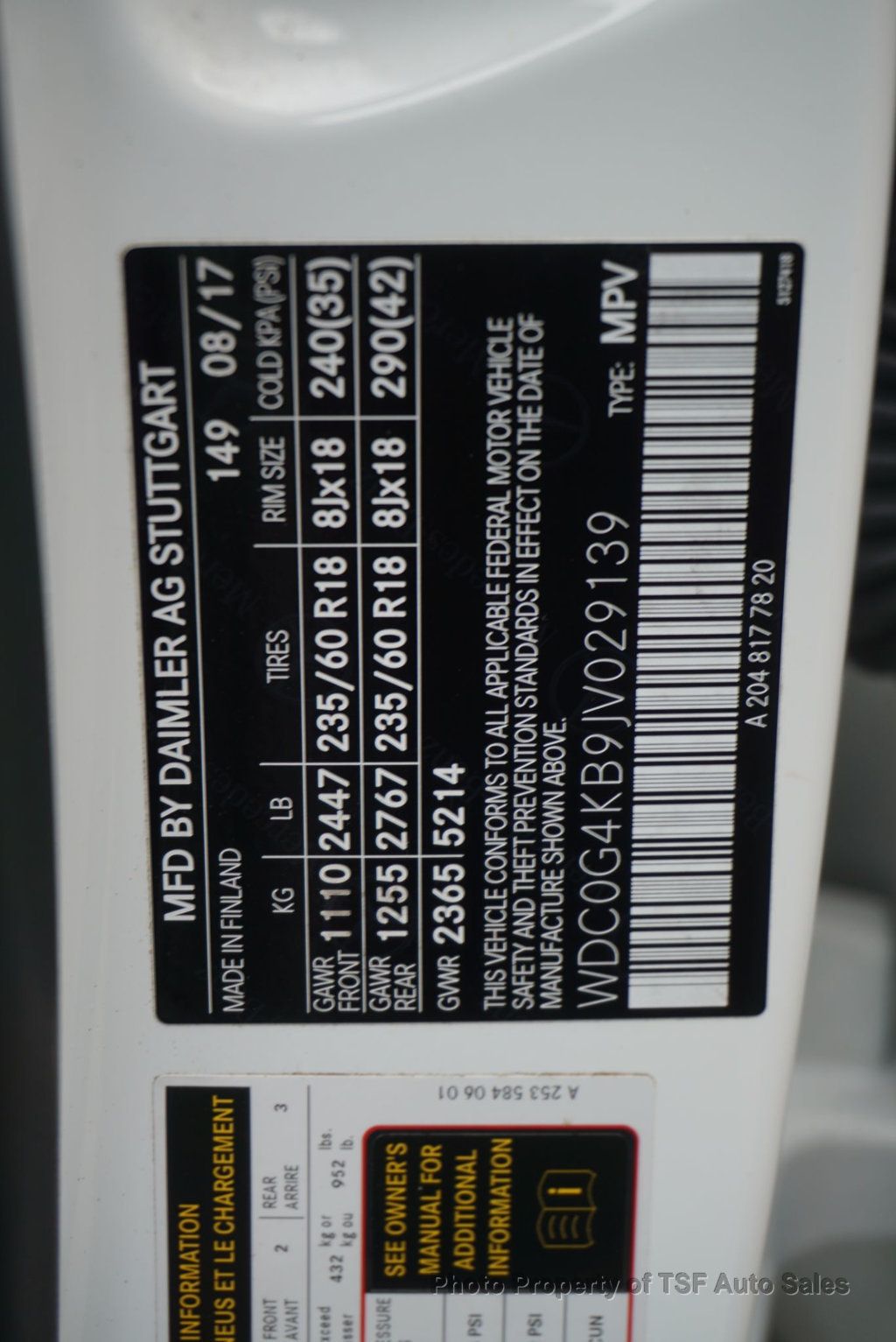 2018 Mercedes-Benz GLC GLC 300 4MATIC SUV PANO ROOF LIGHTING/MULTIMEDIA PKG 360 CAMERAS - 23007568 - 45