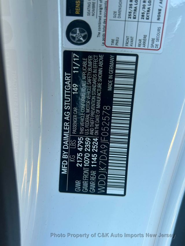 2018 Mercedes-Benz SL SL 550,DRIVER ASSISTANCE PKG,AMG CARBON FIBER TRIM,SOFT CLOSE DO - 23033226 - 67