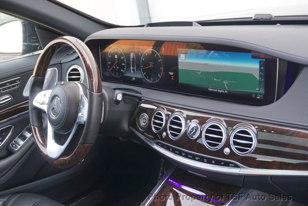 2018 Mercedes-Benz S-Class S 560 4MATIC Sedan AMG LINE DRIVER ASSIST PK CARPLAY 360 CAM HUD - 22933811 - 19