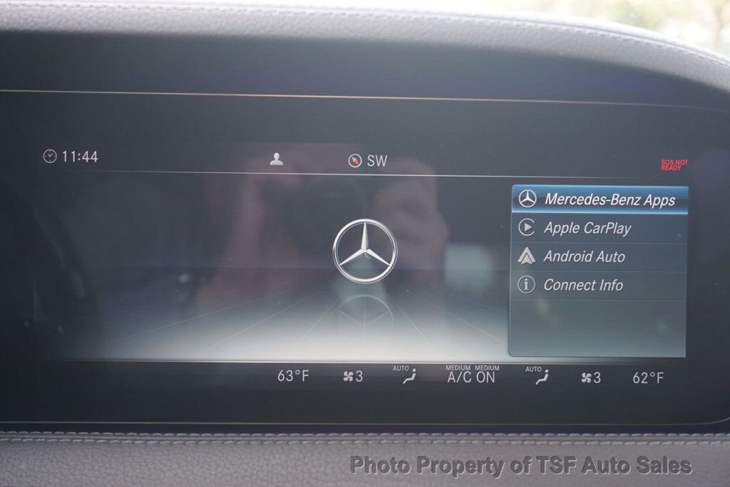 2018 Mercedes-Benz S-Class S 560 4MATIC Sedan AMG LINE DRIVER ASSIST PK CARPLAY 360 CAM HUD - 22933811 - 22