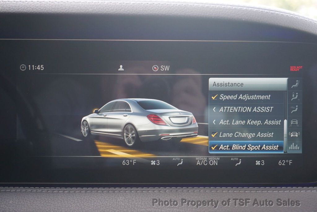 2018 Mercedes-Benz S-Class S 560 4MATIC Sedan AMG LINE DRIVER ASSIST PK CARPLAY 360 CAM HUD - 22933811 - 35
