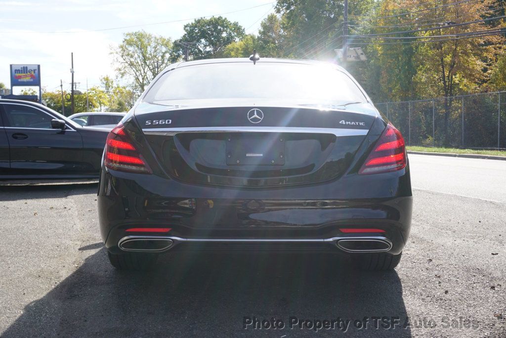 2018 Mercedes-Benz S-Class S 560 4MATIC Sedan AMG LINE DRIVER ASSIST PK CARPLAY 360 CAM HUD - 22933811 - 5