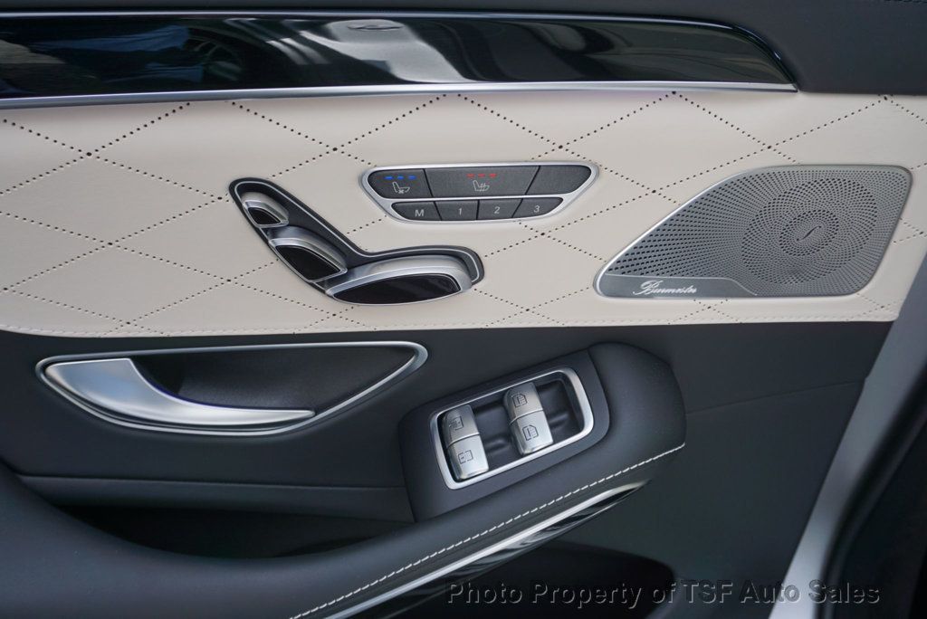 2018 Mercedes-Benz S-Class S 560 4MATIC Sedan DESIGNO MATTE EXTERIOR/DESIGNO PORCELAIN INT  - 22410300 - 14