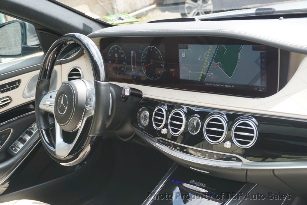 2018 Mercedes-Benz S-Class S 560 4MATIC Sedan DESIGNO MATTE EXTERIOR/DESIGNO PORCELAIN INT  - 22410300 - 18
