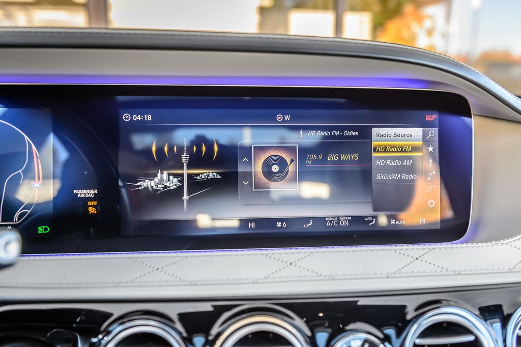 2018 Mercedes-Benz S-Class S560 AMG SPORT APPEARANCE PKG WHITE ON IVORY NAV PANO GORGEOUS - 22915197 - 22