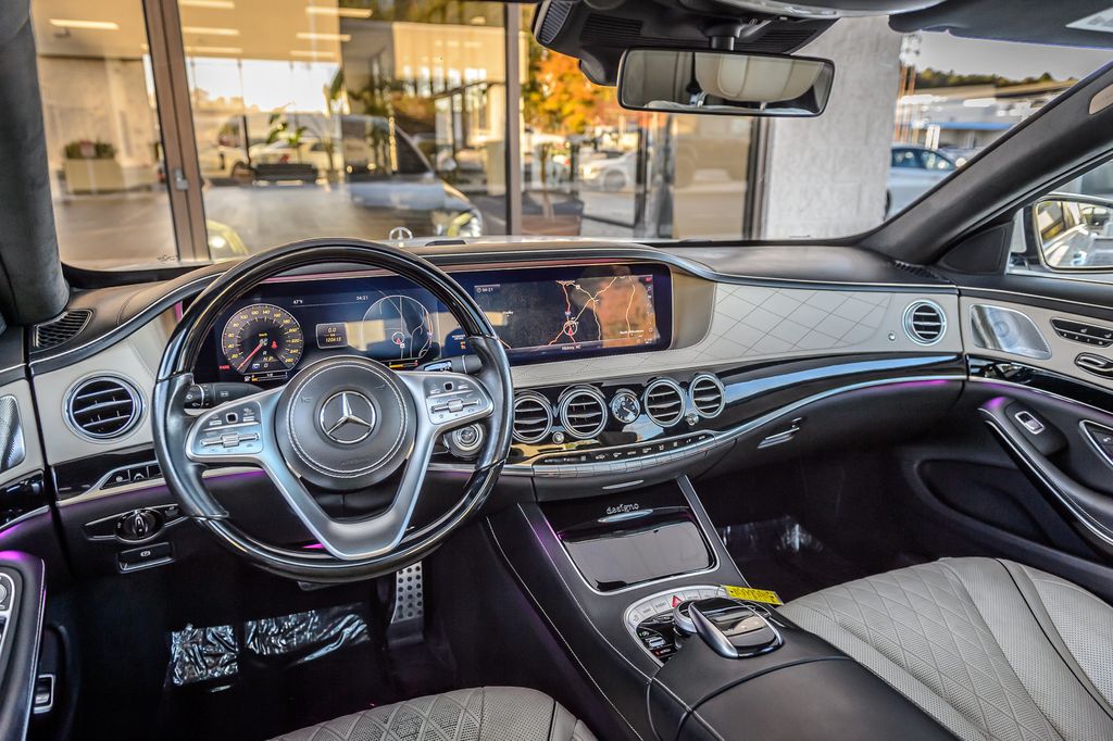 2018 Mercedes-Benz S-Class S560 AMG SPORT APPEARANCE PKG WHITE ON IVORY NAV PANO GORGEOUS - 22915197 - 27