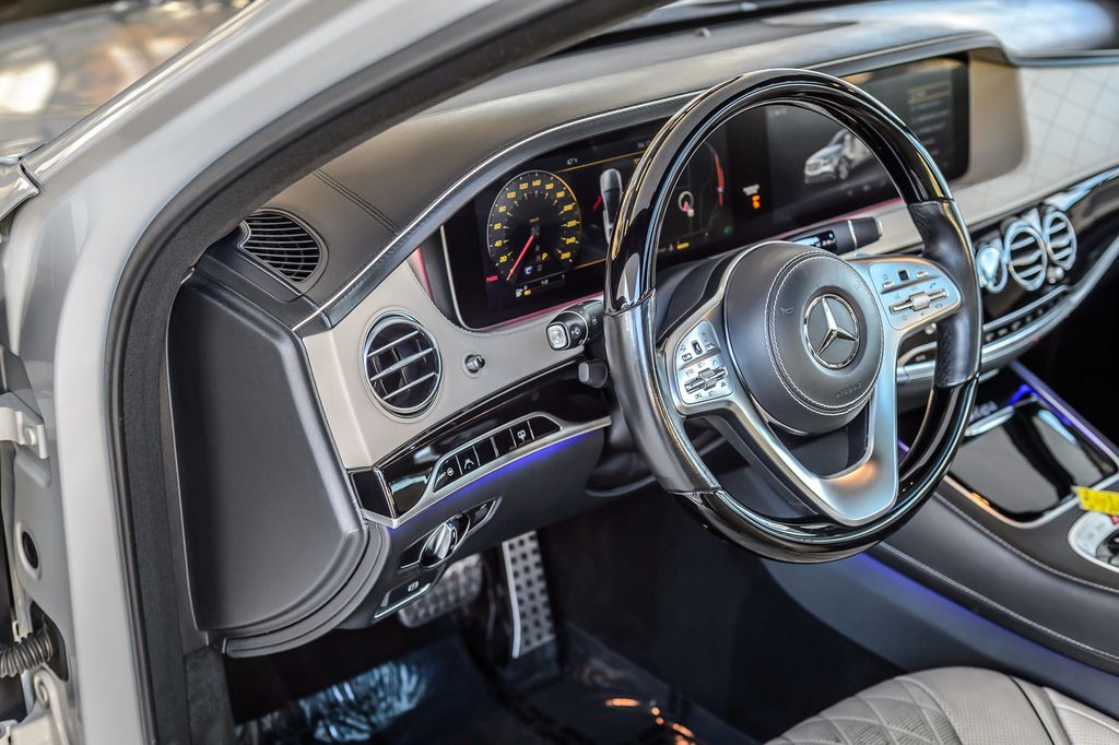 2018 Mercedes-Benz S-Class S560 AMG SPORT APPEARANCE PKG WHITE ON IVORY NAV PANO GORGEOUS - 22915197 - 28