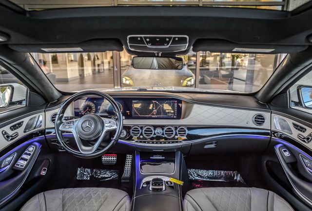 2018 Mercedes-Benz S-Class S560 AMG SPORT APPEARANCE PKG WHITE ON IVORY NAV PANO GORGEOUS - 22915197 - 2