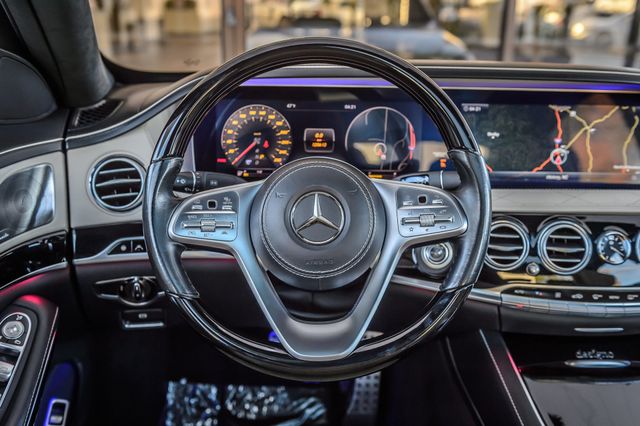 2018 Mercedes-Benz S-Class S560 AMG SPORT APPEARANCE PKG WHITE ON IVORY NAV PANO GORGEOUS - 22915197 - 30