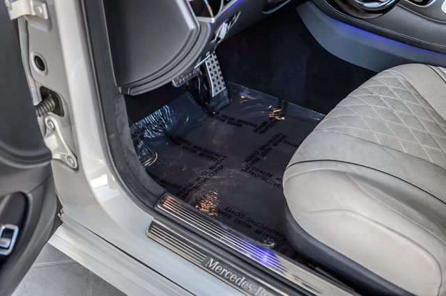 2018 Mercedes-Benz S-Class S560 AMG SPORT APPEARANCE PKG WHITE ON IVORY NAV PANO GORGEOUS - 22915197 - 44