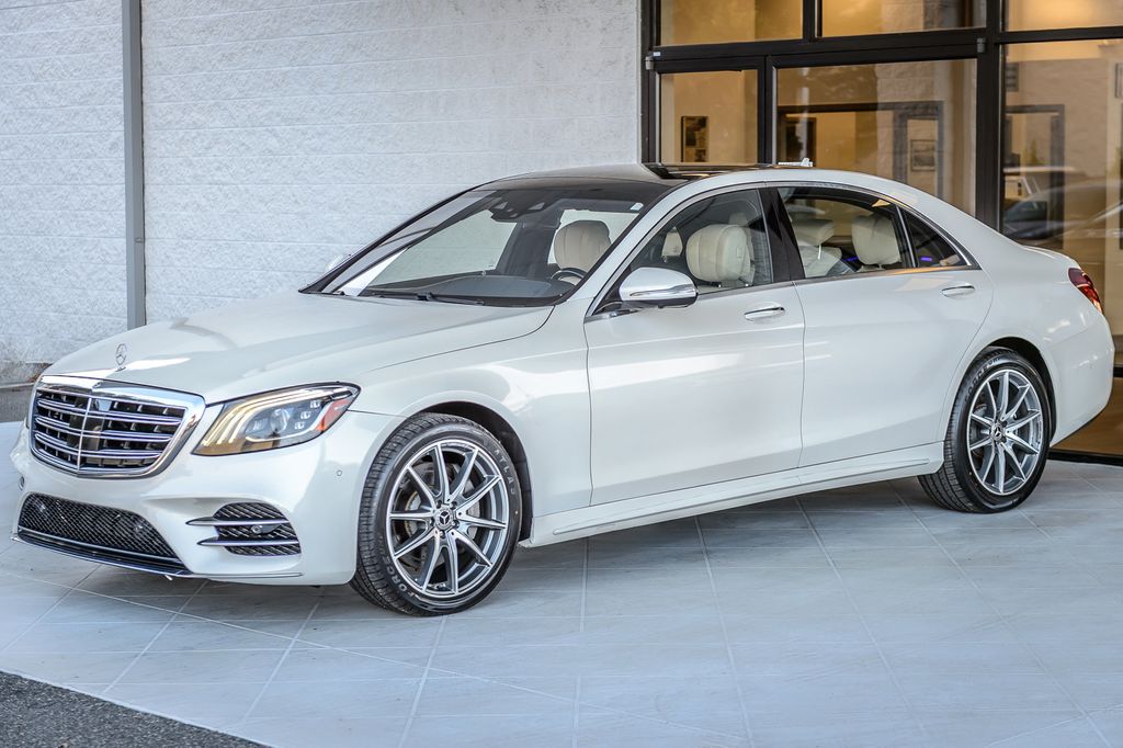 2018 Mercedes-Benz S-Class S560 AMG SPORT APPEARANCE PKG WHITE ON IVORY NAV PANO GORGEOUS - 22915197 - 5