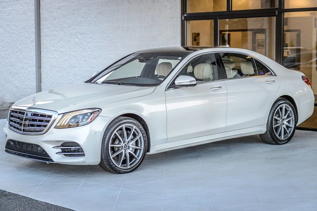 2018 Mercedes-Benz S-Class S560 AMG SPORT APPEARANCE PKG WHITE ON IVORY NAV PANO GORGEOUS - 22915197 - 5