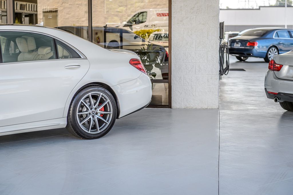 2018 Mercedes-Benz S-Class S560 AMG SPORT APPEARANCE PKG WHITE ON IVORY NAV PANO GORGEOUS - 22915197 - 65