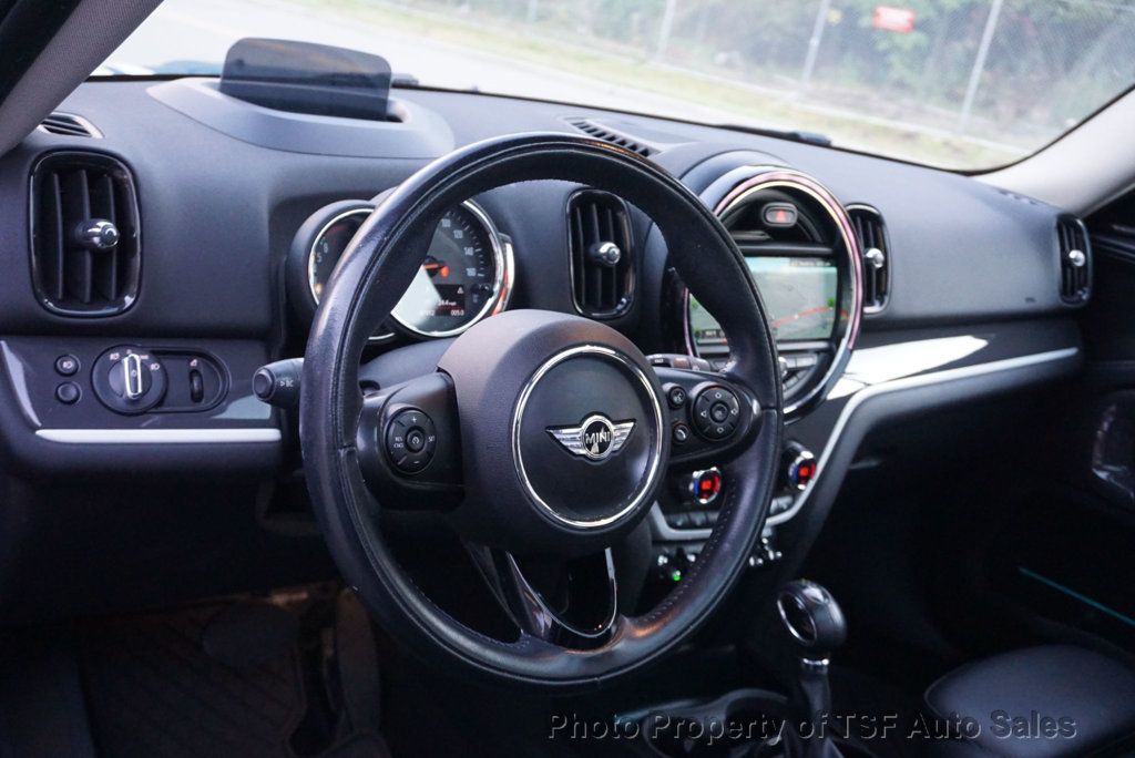 2018 MINI Cooper S Countryman ALL4 FULLY LOADED/PREMIUM/TECHNOLOGY/CONVENIENCE PKGS HUD PANO - 22930575 - 15