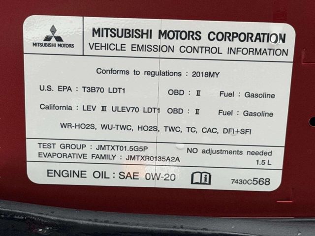 2018 Mitsubishi Eclipse Cross ES FWD - 23046462 - 15