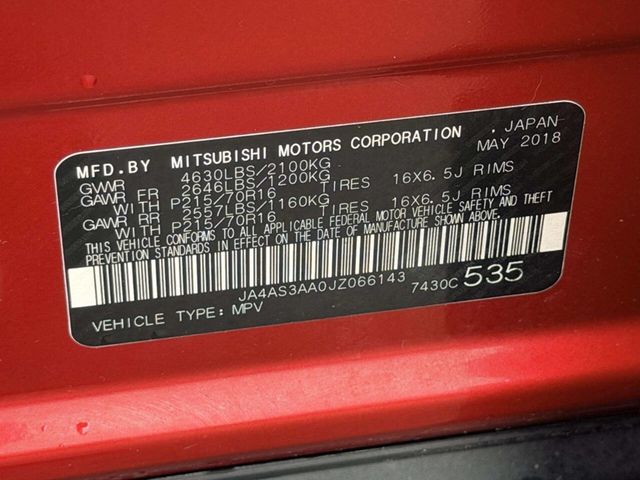 2018 Mitsubishi Eclipse Cross ES FWD - 23046462 - 21