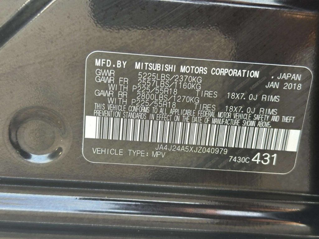 2018 Mitsubishi Outlander PHEV GT S-AWC - 23006136 - 23