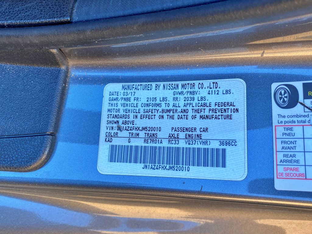 2018 Nissan 370Z Roadster Automatic - 23001798 - 18