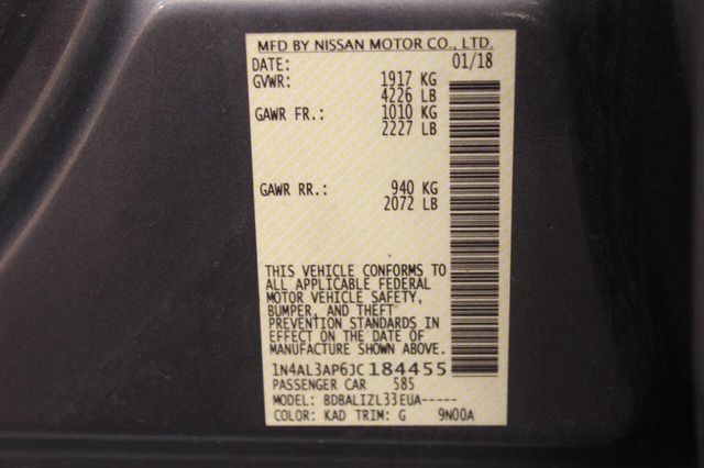 2018 Nissan Altima 2.5 SV Sedan - 22923357 - 25