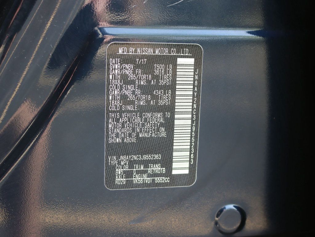 2018 Nissan Armada 4x4 SV - 23017622 - 31