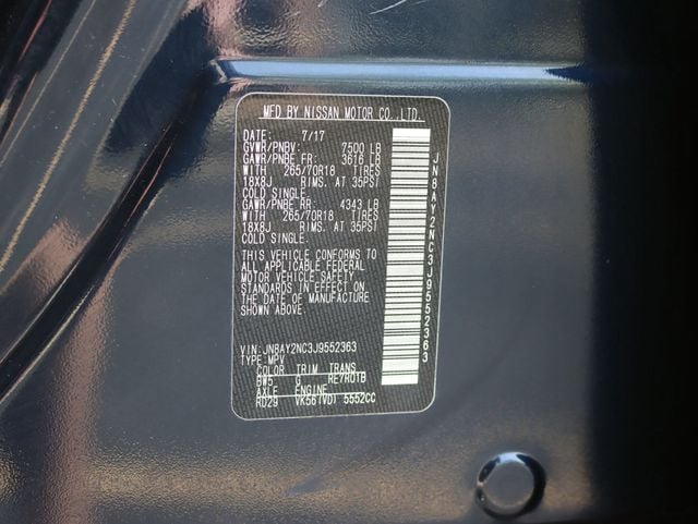 2018 Nissan Armada 4x4 SV - 23017622 - 31